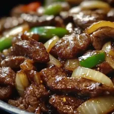 Sizzling Chinese Pepper Steak with Onions